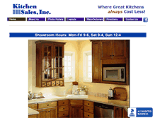 Tablet Screenshot of kitchensales.com